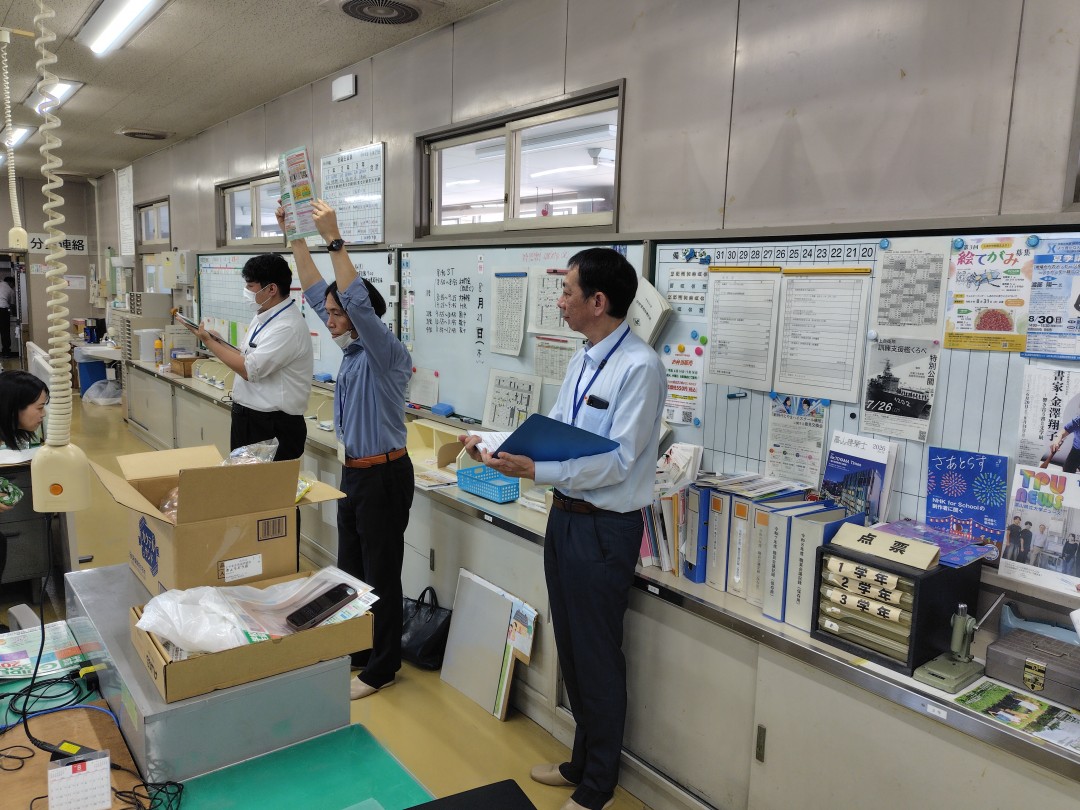 学校事業説明会（雄山高校）